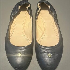 Tory Burch Women's Navy Ballet Flats 8.5 M